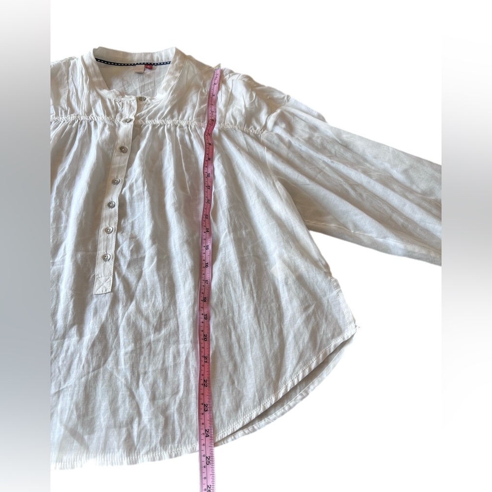 Anthropologie Pilcro Women's White Button Long Sleeve Blouse Summer Fall Size S - Picture 7 of 12